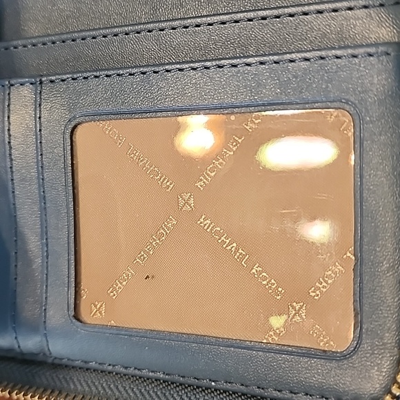 Michael Kors Jet Set Women's Wallet Blue - Picture 9 of 11